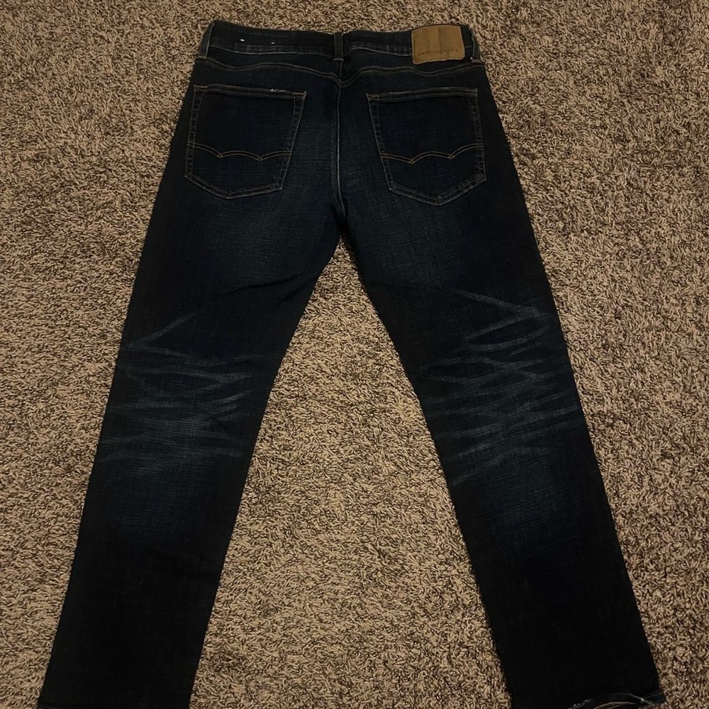 American eagle dark wash mens jeans vintage
